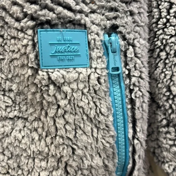 Justice Fleece Jacket with Blue Accents - Picture 2 of 4